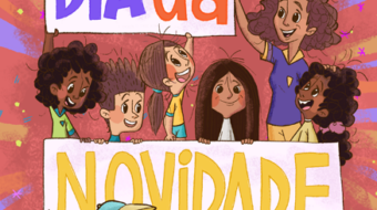 Livro Dia da NOvidades ilstrado por André Perlingeiro e escrito por Carolina Sanches